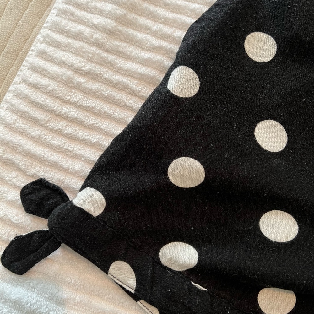 LOFT BLACK AND WHITE SHORTS